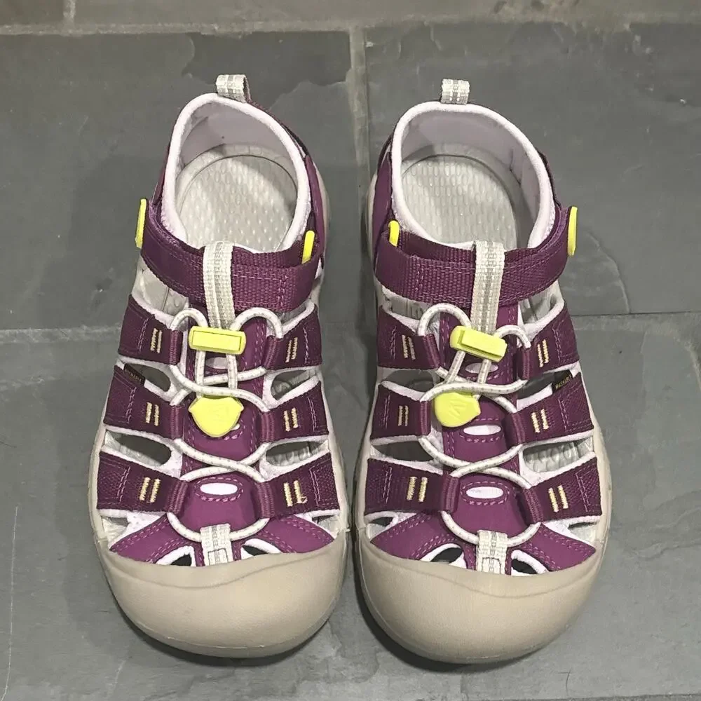 Keen Big Kids Newport H2 Purple Girls Sandals - size 2